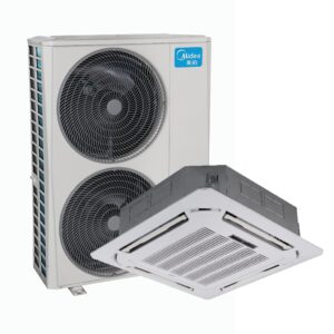Aire acondicionado Cassette Midea Inverter R-32 Frío/Calor por Bomba