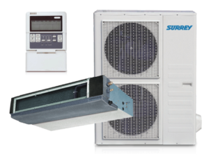 Sistema Separado Baja Silueta Surrey R-410A Frío/Calor por Bomba