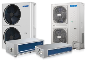 Split de Ducto Alta Presión Inverter Surrey R-410A Frío/Calor por Bomba