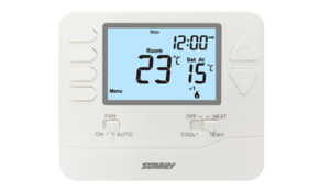 Termostato de ambiente Surrey no programable 24V TA-2H1C