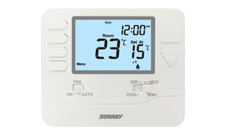 Termostato de ambiente Surrey no programable 24V TA-2H1C