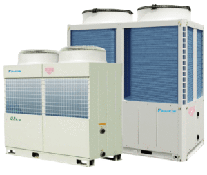 Chiller modular frío solo Daikin alta eficiencia condensado por aire