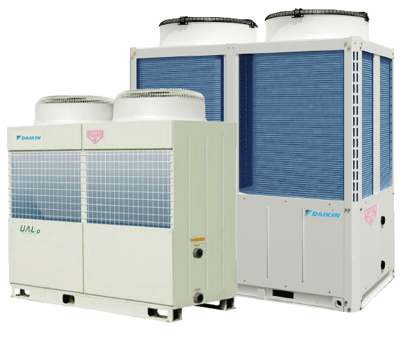 Chiller modular heat pump Daikin alta eficiencia condensado por aire